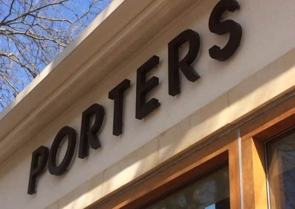 Porters Restaurant owner Richard Bradford is responding to unfair reviews online