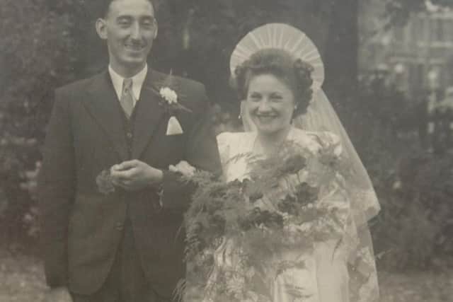 The couple married in Wanstead in 1946 after the end of the war