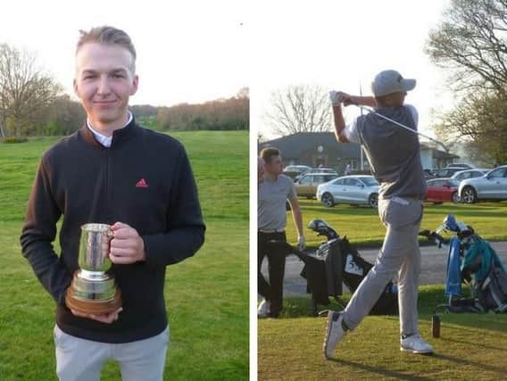 Charlie Thornton played his way to victory in the Berkhamsted Trophy. Picture by Ian Hall