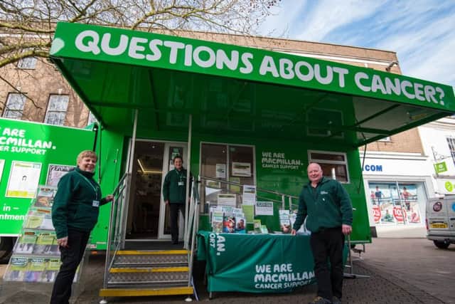 Macmillan bus & team