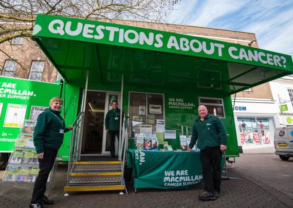 Macmillan bus & team