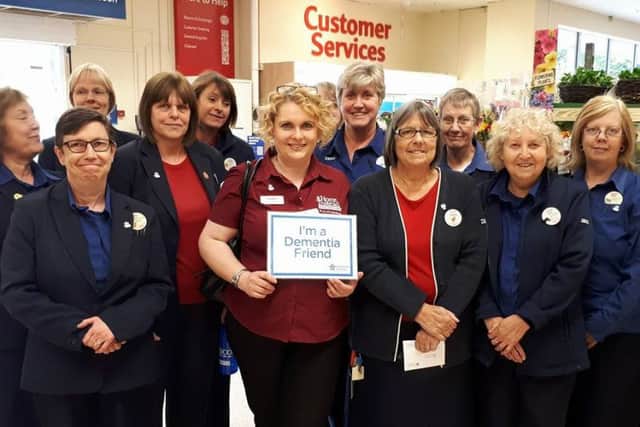 Dementia Friends training at Tesco, Tring