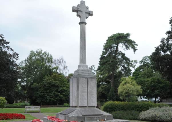 The Hemel war memorial
