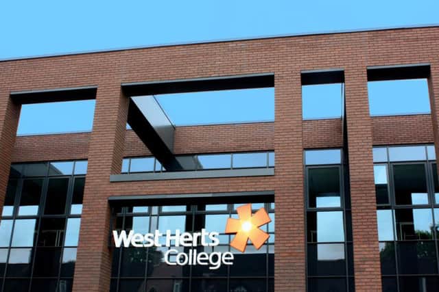The new campus for West Herts College opened this afternoon