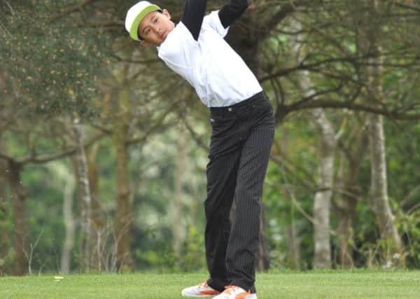 Callum Powell won the net category in the British Junior Golf Tour Grand Final on Sunday