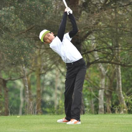 Callum Powell won the net category in the British Junior Golf Tour Grand Final on Sunday