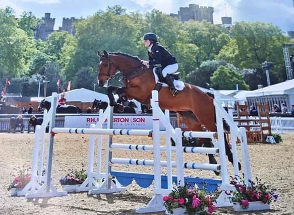 Jasmine Gutsell was pulled in at the last minute and then finished third at the Royal Windsor horse show.
