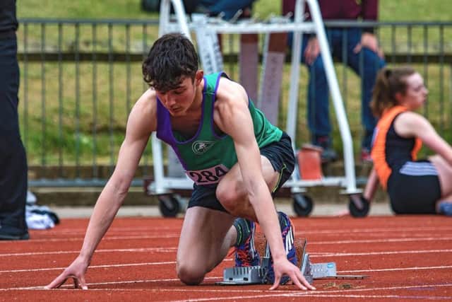 Dacorum & Trings Luke Burford put in an impressive performance in the 400m at the Southern Athletics League meet, finishing second