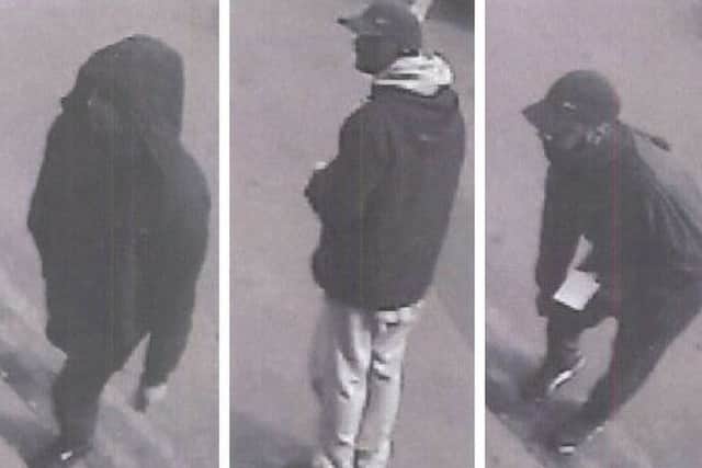Police would like to speak to these three men as they may have information