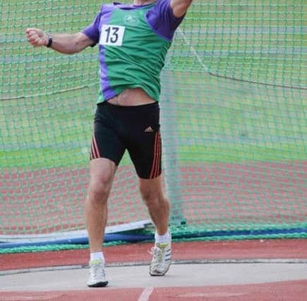 Dacorum & Trings John Garner won in the M50 discus