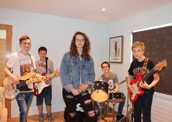 Teen rock band Supernova. Drummer Jake Kramer is from Hemel Hempstead