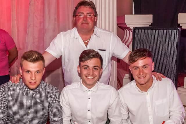 Three Hemel Academy players signed first-team contracts on the night,
