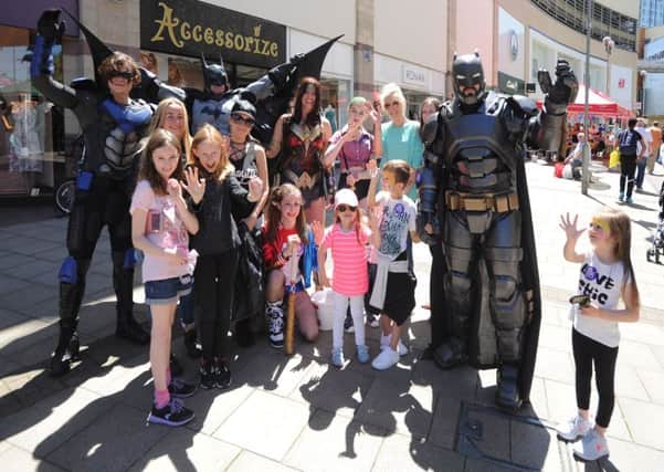 One Great Day for two charities at Riverside, Hemel Hempstead, on Saturday. Film heroes meet the public.