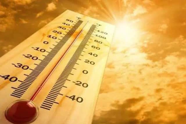 Hot weather is on the way