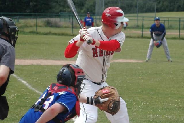 John Kjorstad, one of the Raptors top performers in their victory over Tonbridge Bobcats on Sunday