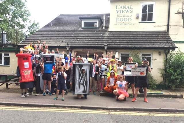 Some of the Gade Valley Pub Run participants