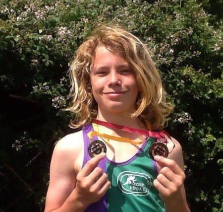 Haydn Williams earned medals in the pole vault and 400m hurdles