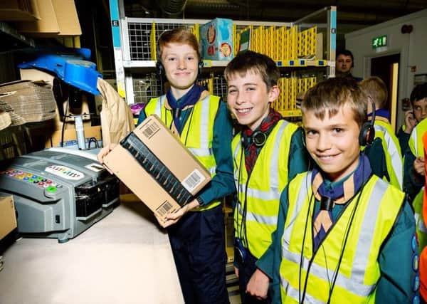 The Scouts go behind the scenes at Amazon