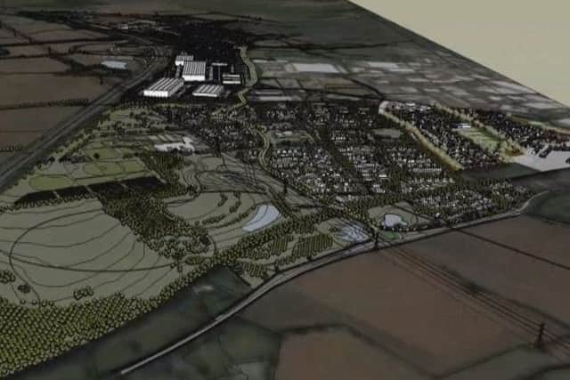An artist's impression of the East Hemel development from The Crown Estate