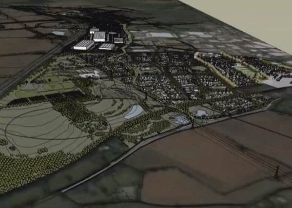 An artist's impression of the East Hemel development from The Crown Estate