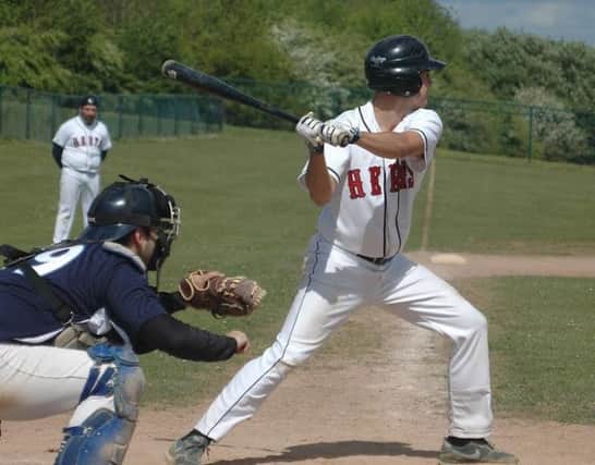 Tom Carson hit his first career home run in the Raptors win on Sunday