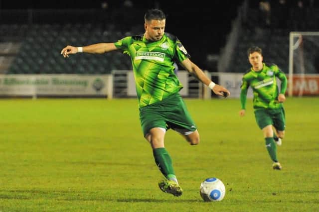 Hemel Town's Ben Greenhalgh was a bright spot against Concord tonight