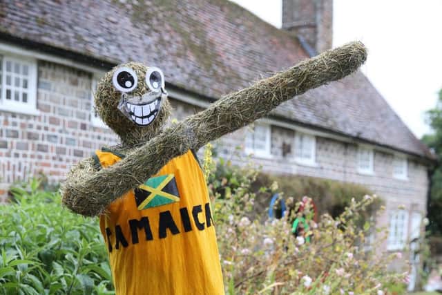 Flamstead Scarecrow Festival 2016 Usian Bolt PNL-160819-181529009