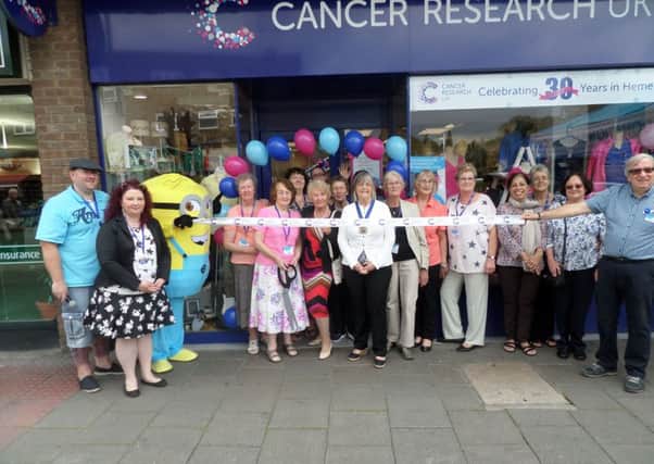 Hemels Cancer Research UK shop celebrates its 30th anniversary