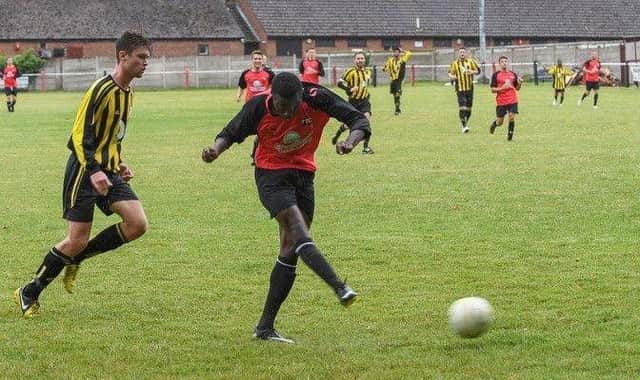 Quan Thomas scores in Tring's 4-1 win