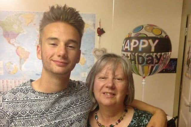Jack Keene with mum Patricia