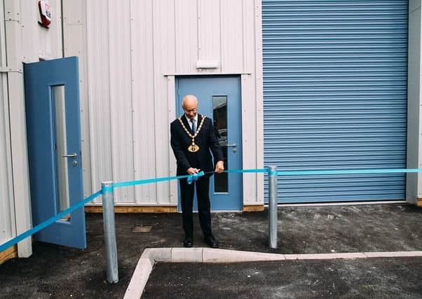 Mayor of Dacorum opens new business units in Hemel Hempstead.