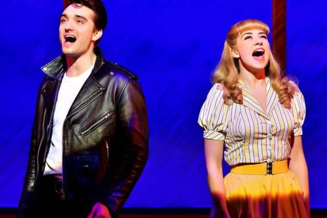 Tom Parker and Danielle Hope as Danny and Sandy