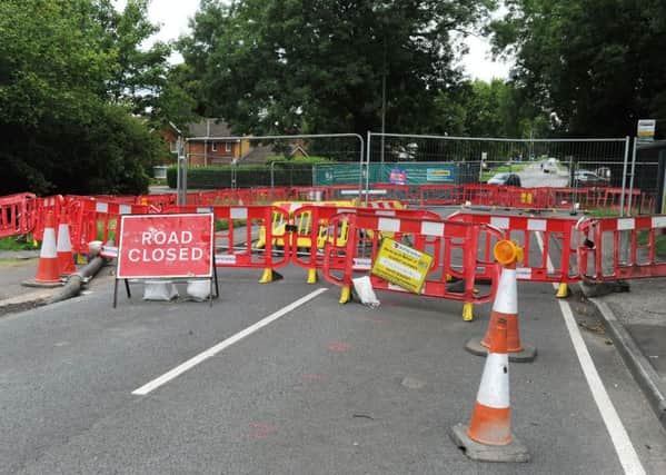 The sinkhole has closed off High Street Green since May