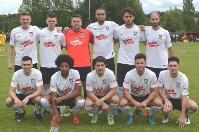 Kings Langley sporting the new kit on Saturday before the Hereford clash.