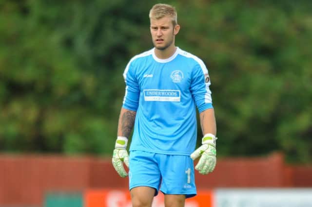 Hemel Town's Laurie Walker, who has been superb between the sticks all season, made some more important stops in today's FA Cup clash against Wingate and Finchley.