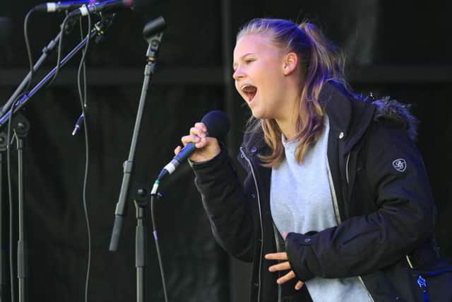 Jess Folley won The Voice Kids talent show on TV. (Picture by Adam Hollier)