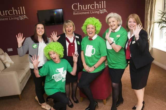 Churchill gets ready for the World's Biggest Coffee Morning