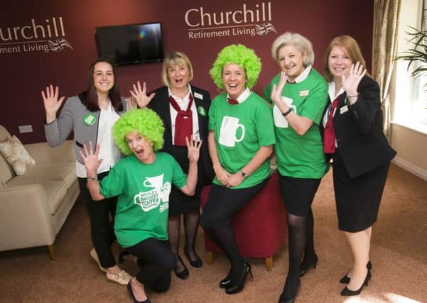 Churchill gets ready for the World's Biggest Coffee Morning