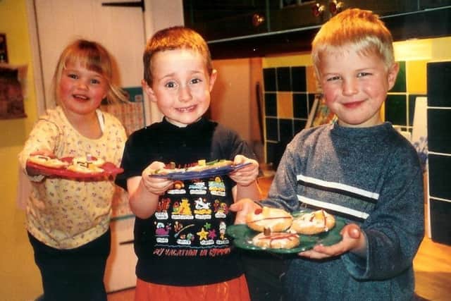 Kitty, Harry, and Liam in the young days.