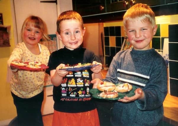 Kitty, Harry, and Liam in the young days.