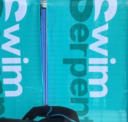 Berkhamsted SC member Mark Strakosch won his Swim Serpentine wave