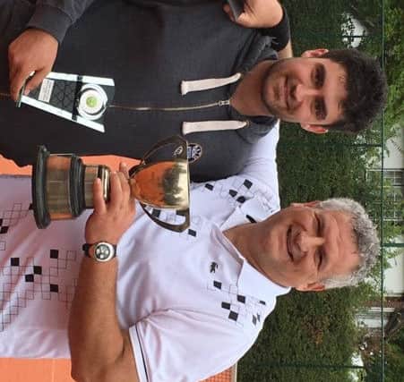 Mens doubles winners Joel and Daniel Morris