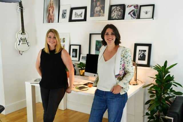 Emily Stone (left) and Vicky Thomson, the founders of gift company Gilded Bee in Tring