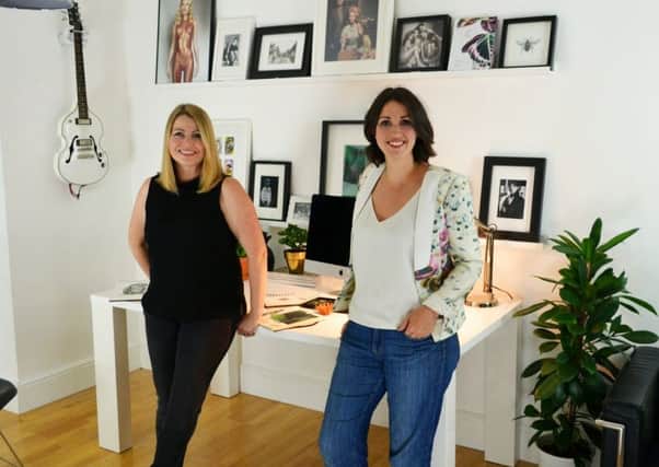 Emily Stone (left) and Vicky Thomson, the founders of gift company Gilded Bee in Tring