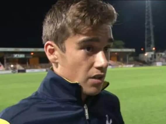 Harry Winks made his England debut this afternoon