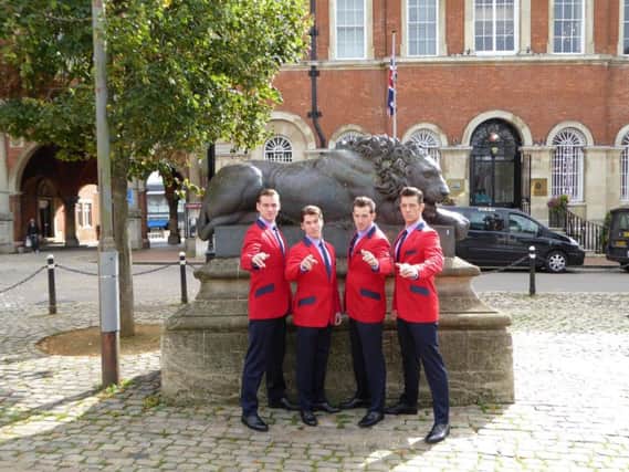The Jersey Boys during their last visit to Aylesbury. Picture copyright Heather Jan Brunt