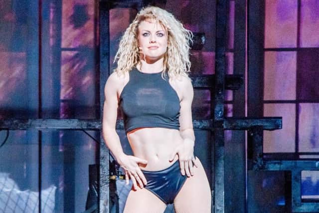 Joanne Clifton as Alex Owens in Flashdance
