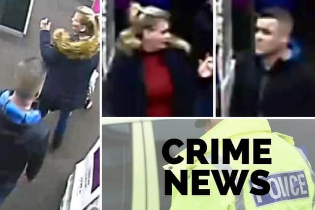 Police released these CCTV images of people they would like to speak to as part of their investigation