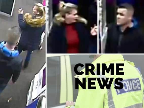 Police released these CCTV images of people they would like to speak to as part of their investigation